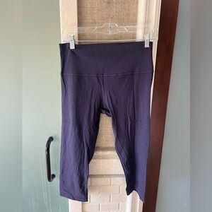 Lululemon purple cropped Leggings